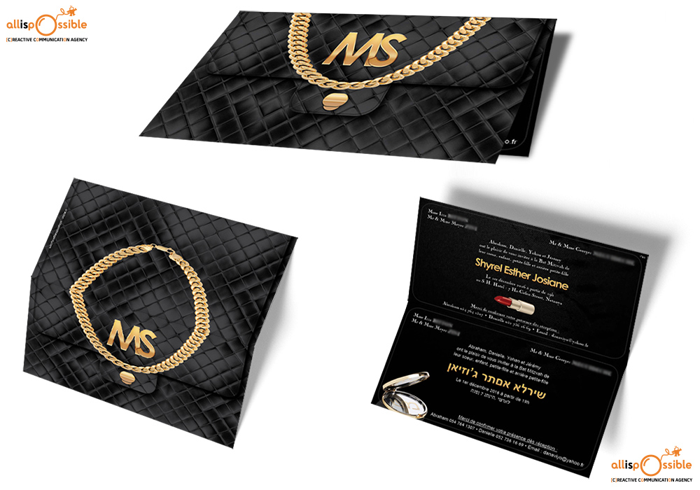 Creation of Invitations and faire-parts