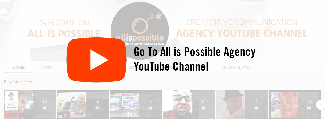 youtube channel and videos of all is possible agency