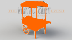customizable wood vintage cart